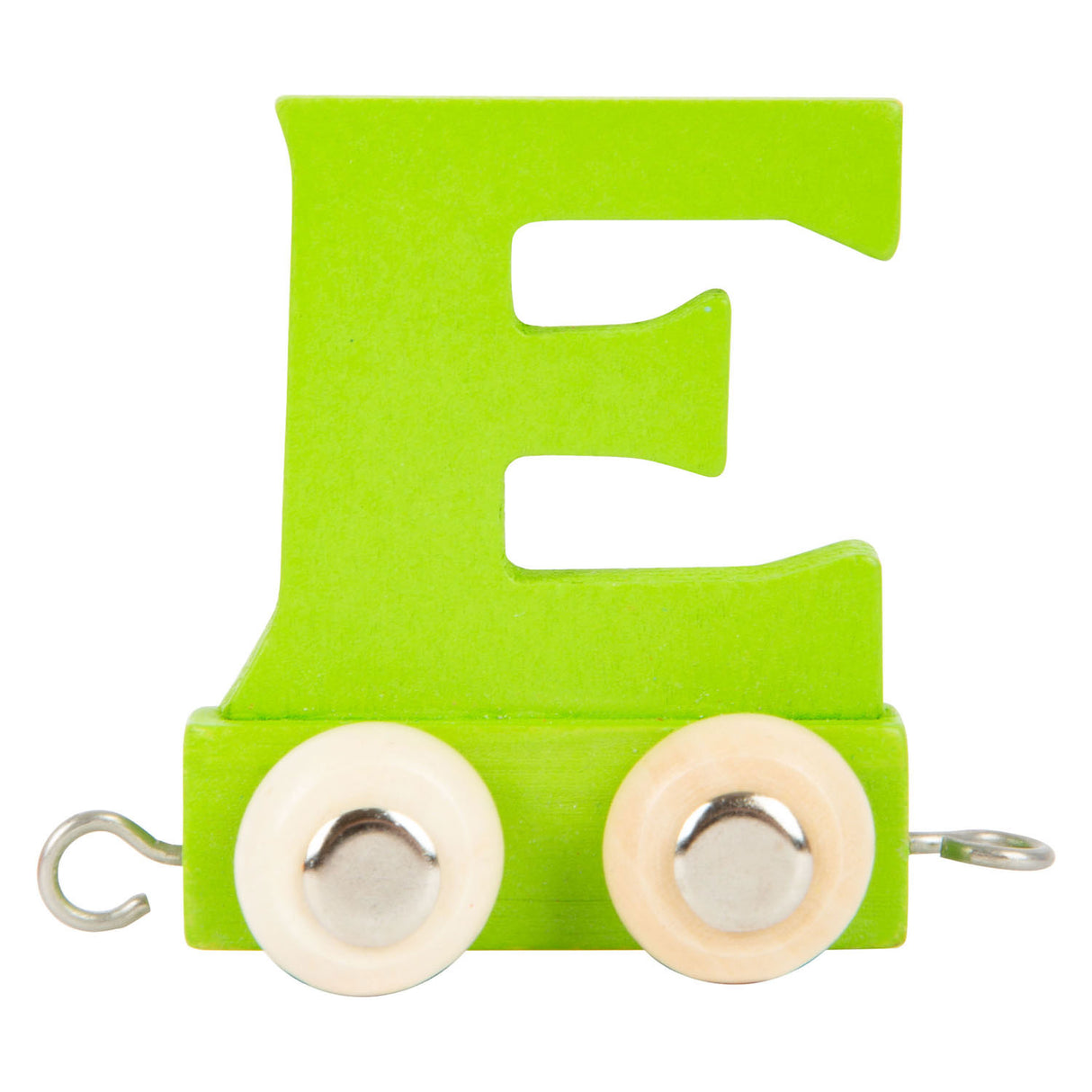 Small foot - train de lettres en bois couleur - e