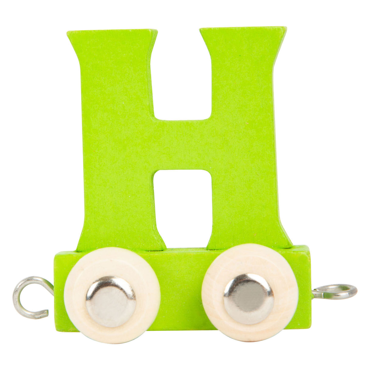 Small foot - train de lettres en bois couleur - h