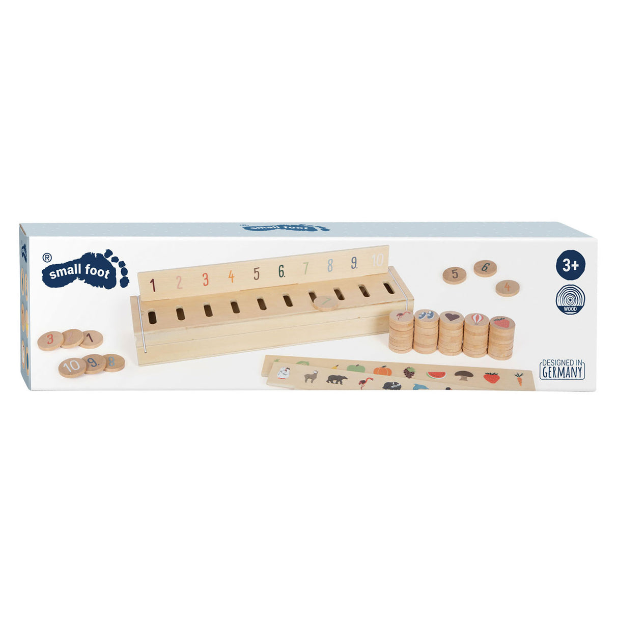 Petit pied - Boîte de tri en bois Explorateur mondial