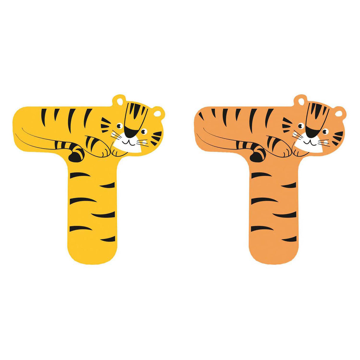 Small foot - lettre enfant animal en bois - t