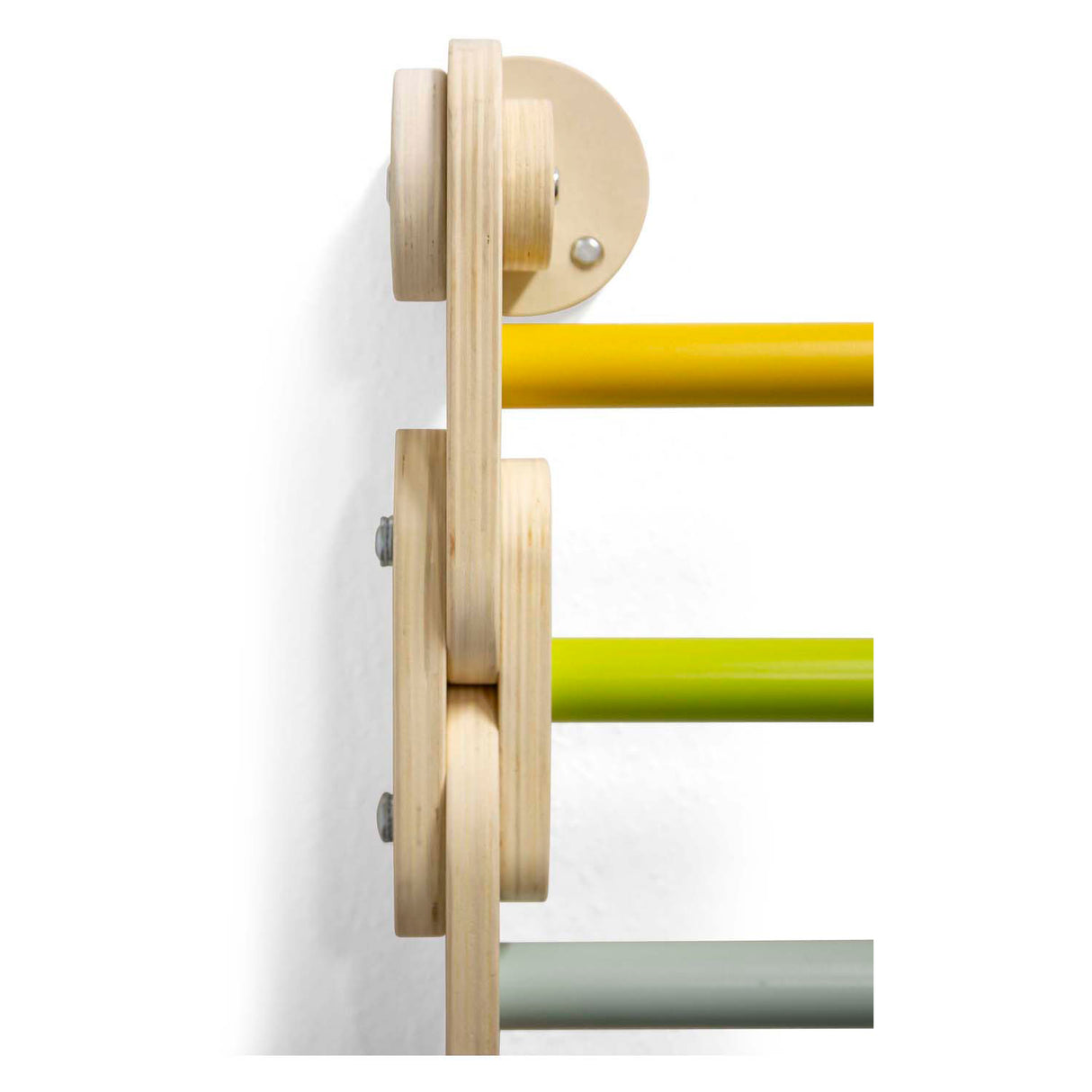 Small foot - Aire de jeux en bois 2en1 triangle et support mural aventure