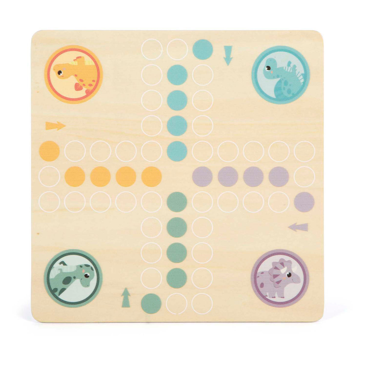 Small foot - jeu de dino ludo en bois