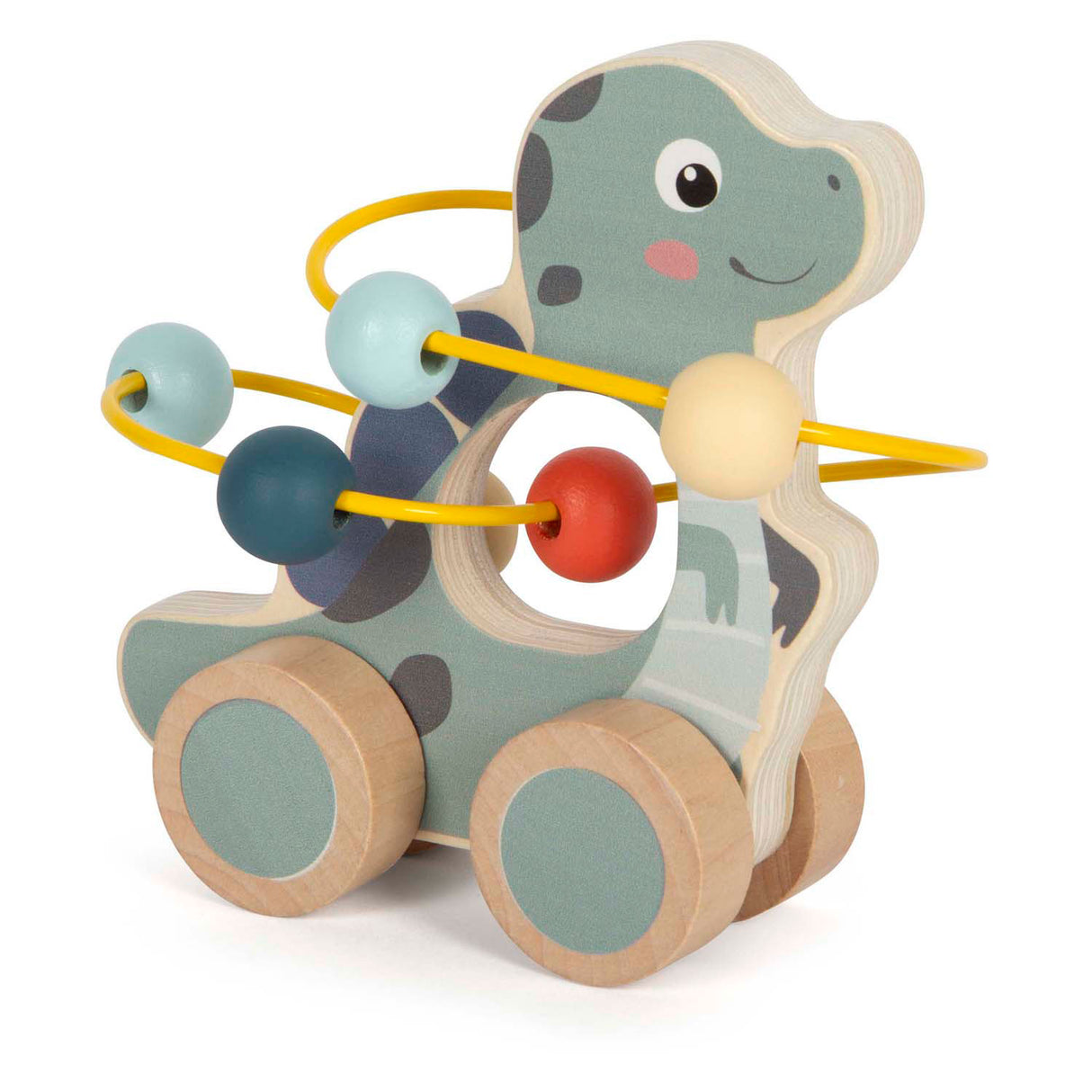 Small foot - figurine à pousser en bois, dinosaure en spirale à moteur