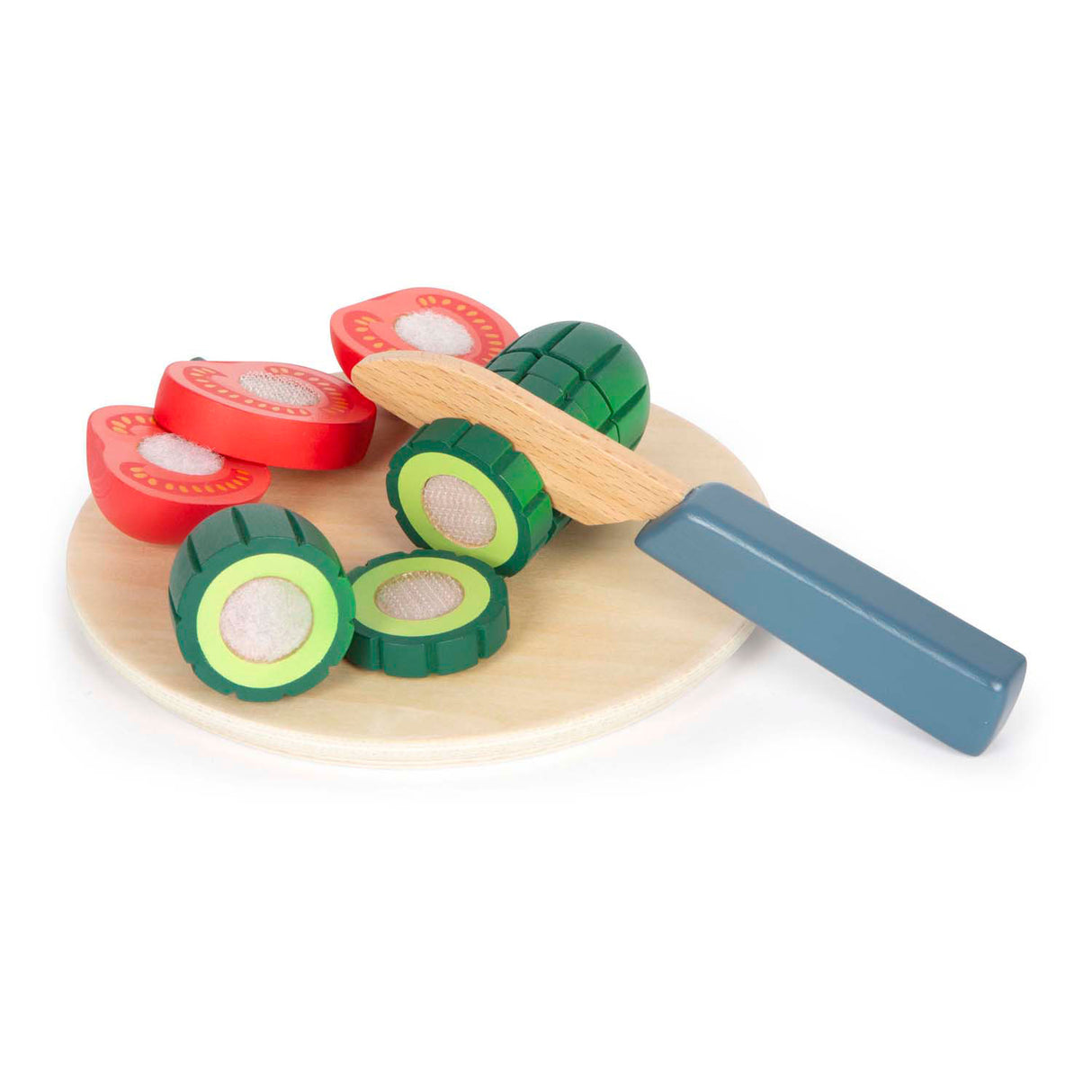 Small foot - ensemble de jeu de salade de nourriture en bois, 11 pièces.