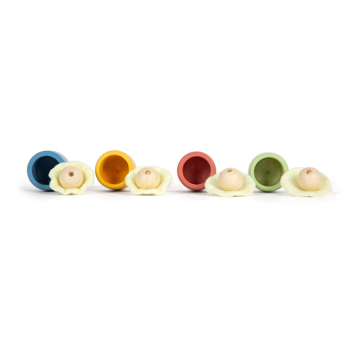 Small foot - jeu d'attrape-balle en bois, lot de 4
