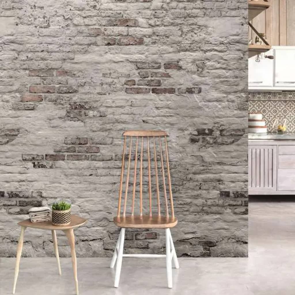 Néerlandais sur-bouvrages Photo Fond d'écran Old Brick Wall Grey