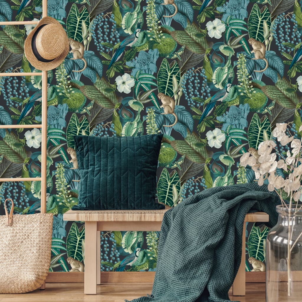 Fond d'écran des wallcoverings hollandais Amazon multi-colorants