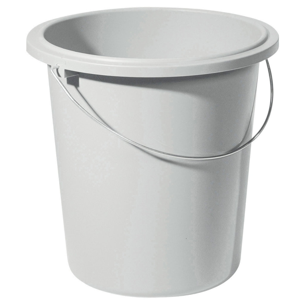 Seau Curver 10l gris clair