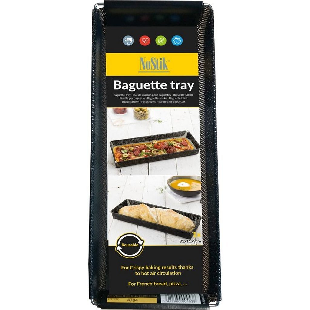 Plateau baguette Nostik 31x11x3 cm noir