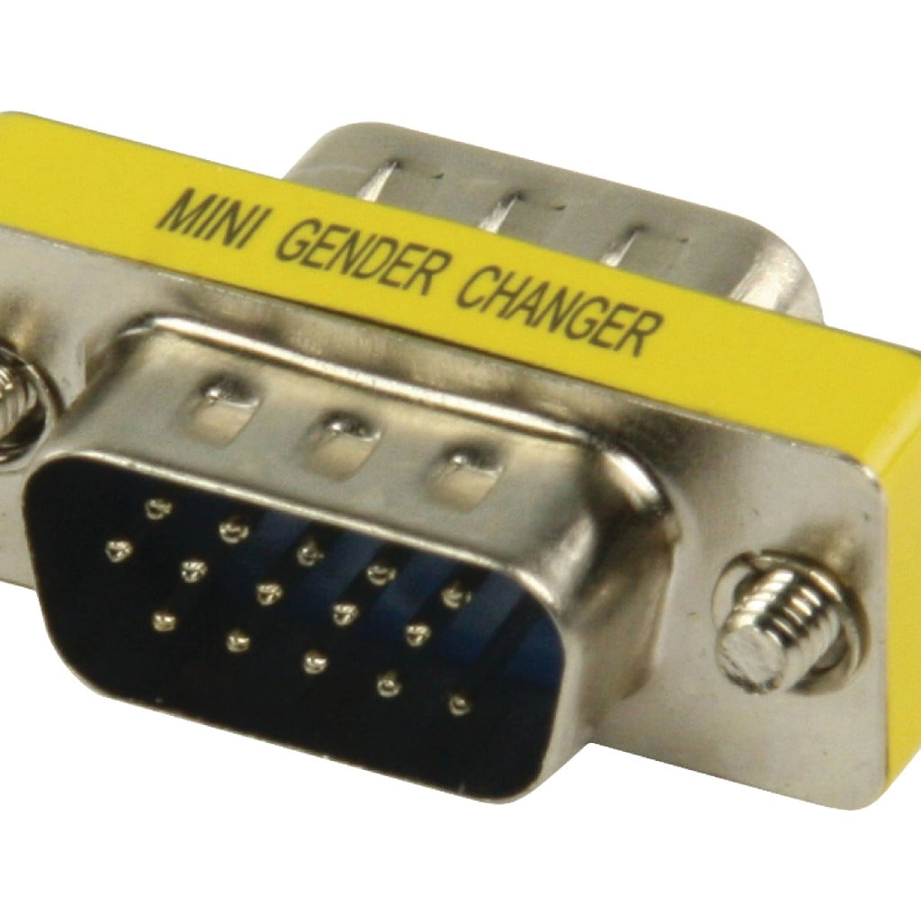 Valueline gchd-mm15p adaptateur mini vga métal hd15p mâle - hd15p mâle
