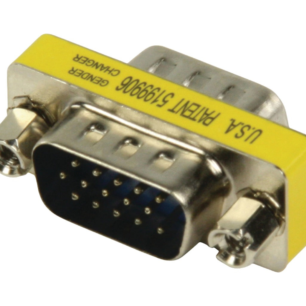 Valueline gchd-mm15p adaptateur mini vga métal hd15p mâle - hd15p mâle