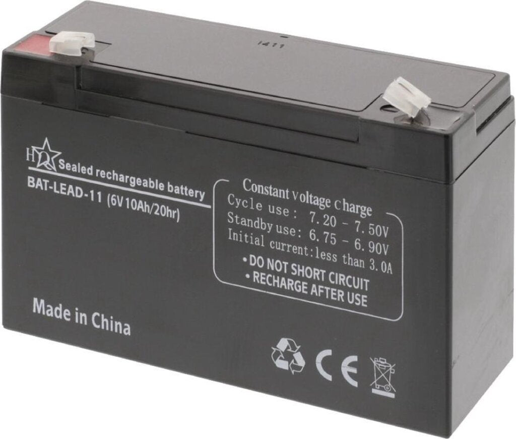 HQ - Batterie plomb-acide bat-plomb-11 6 v 10 ah