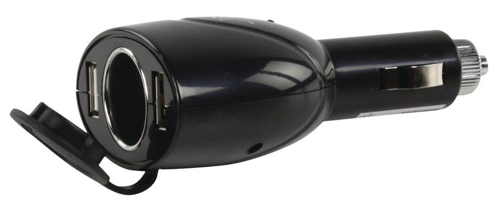 QG p. souper. Chargeur de voiture double USB USB202 avec connexion 12 V