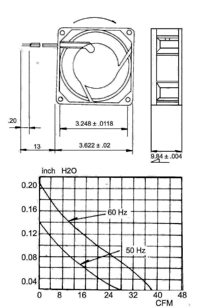 Sunon Sunon Cy 202 Ventilateur 92 X 92 X 25 mm
