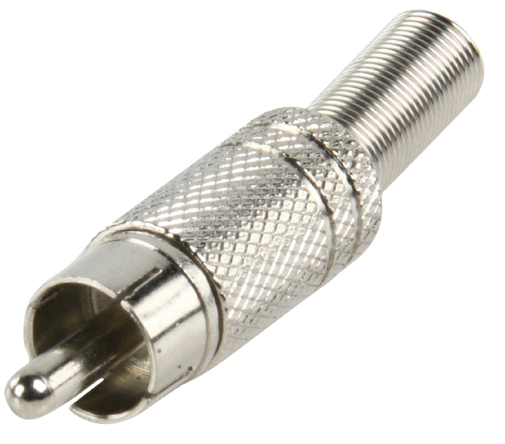 Prise RCA Valueline cc-010 + prt. métal doré rouge