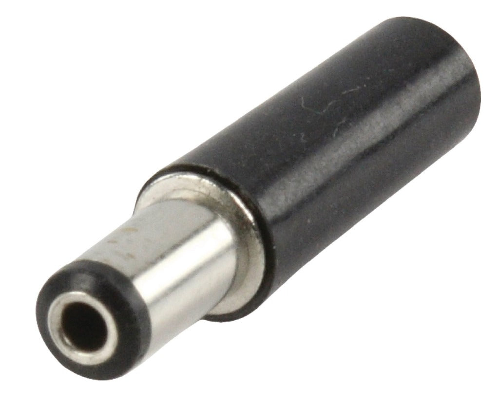 Fiche d'alimentation Valueline mâle PVC noir PC-001 Fiche DC L=30 ex5,5 po2,1