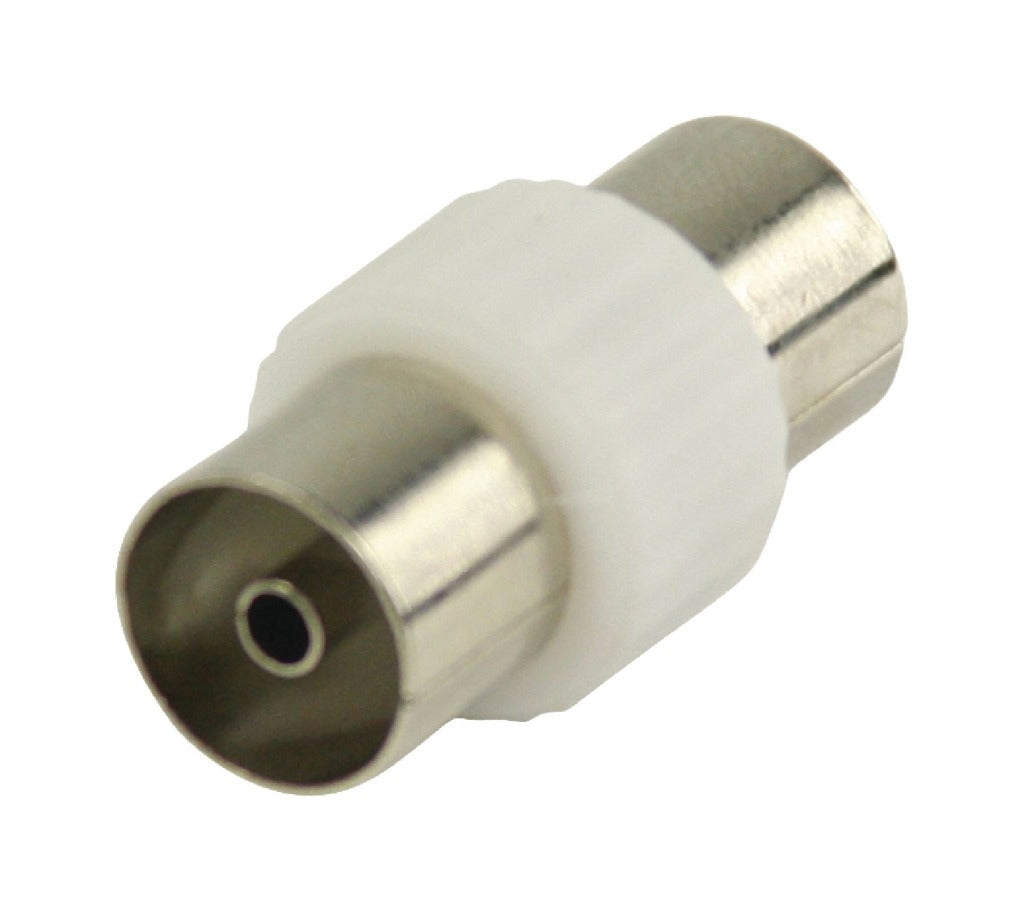 Valueline vlsp40941w couplage coaxial femelle coaxial - coaxial femelle blanc