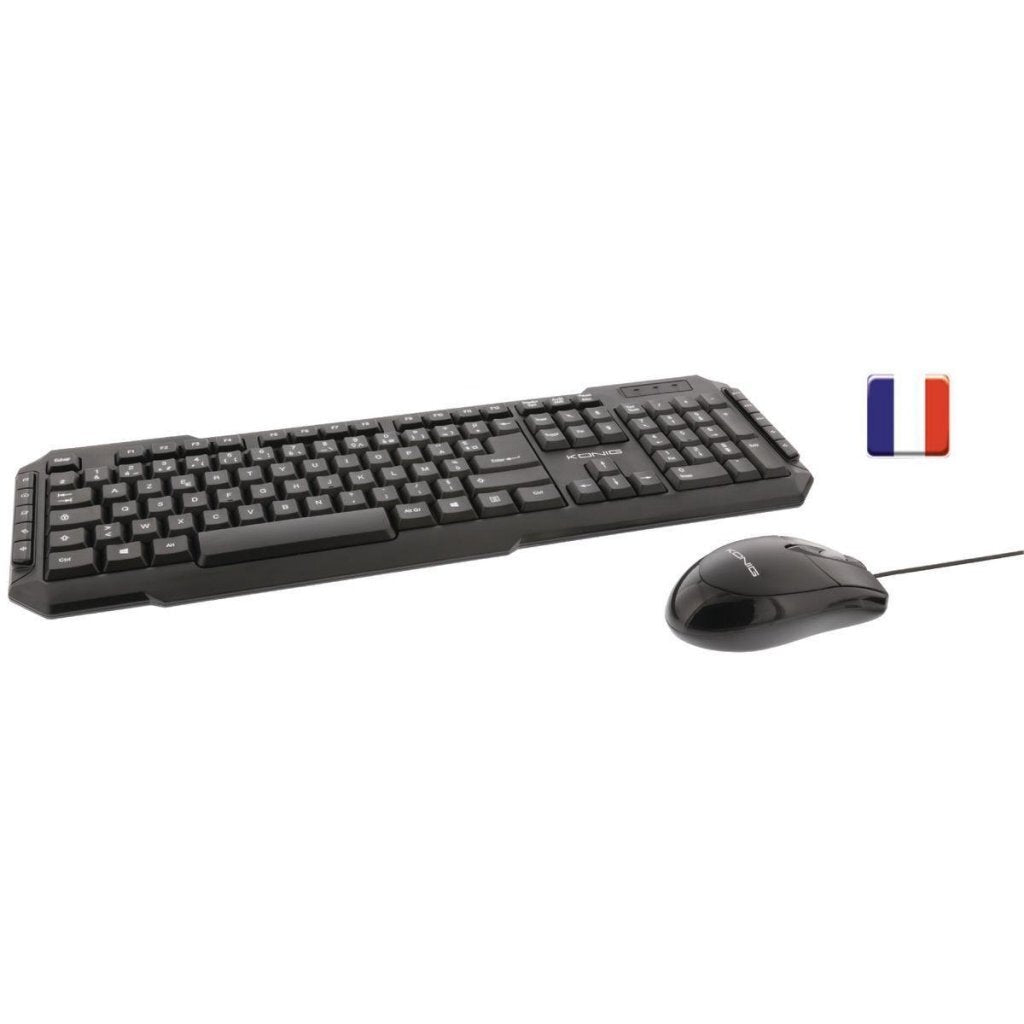 Autres marques Kouml;nig CSKMCU100 Clavier USB Souris Optique Noir
