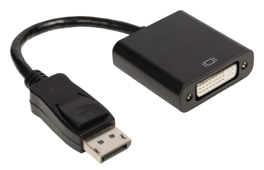 Valueline VLCB37250B02 Câble Adaptateur DisplayPort DisplayPort Mâle - DVI-D 24 + 1-pin Femelle 0,20 m Noir