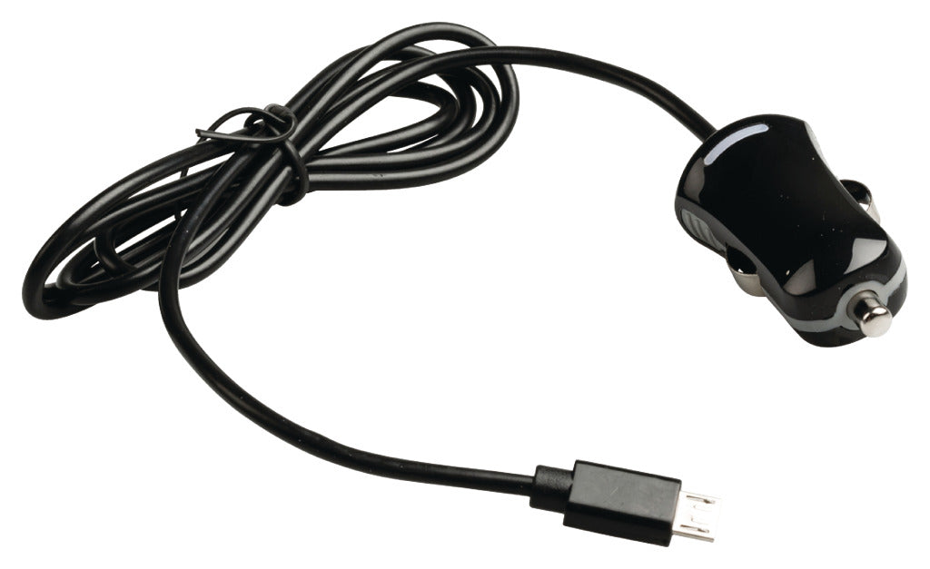 Valueline vlmb60890b10 chargeur de voiture micro usb micro usb mâle - connexion voiture 12v 1,00 m noir 2.1a