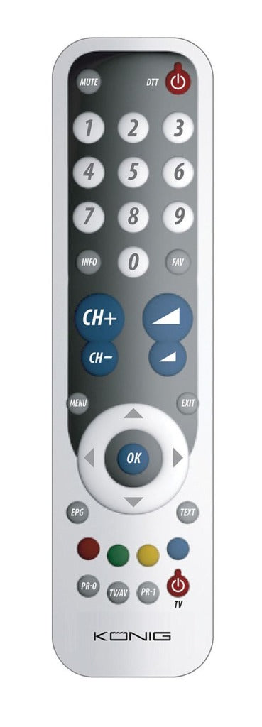 K ouml;nig könig kn-easypro20b télécommande universelle programmable avec PC pour 2 appareils