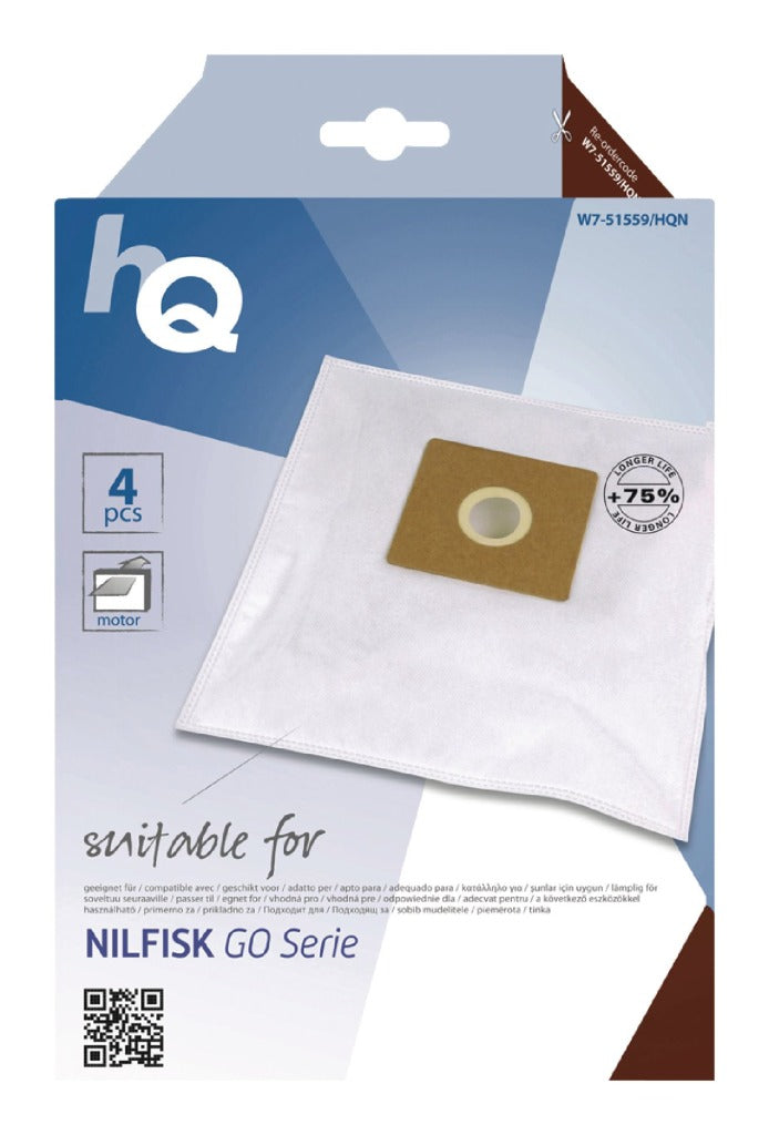HQ W7-51559 N Sac d'aspirateur Nilfisk Go Series