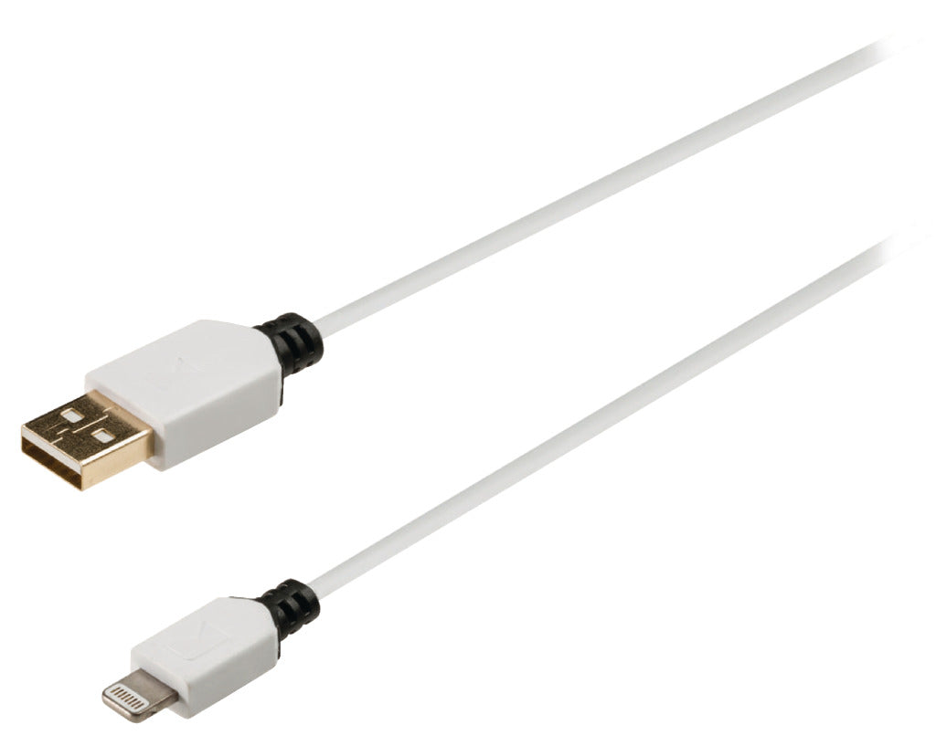 K ouml;nig knm39300w10 câble de synchronisation et de charge Lightning mâle 8 broches - USB 2.0 a mâle 1,00 m blanc