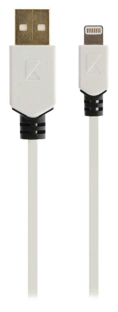 K ouml;nig knm39300w10 câble de synchronisation et de charge Lightning mâle 8 broches - USB 2.0 a mâle 1,00 m blanc