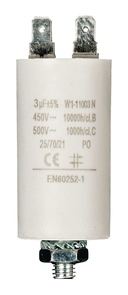 Condensateur Fixapart w1-11003n 3,0 uf 450 v + terre