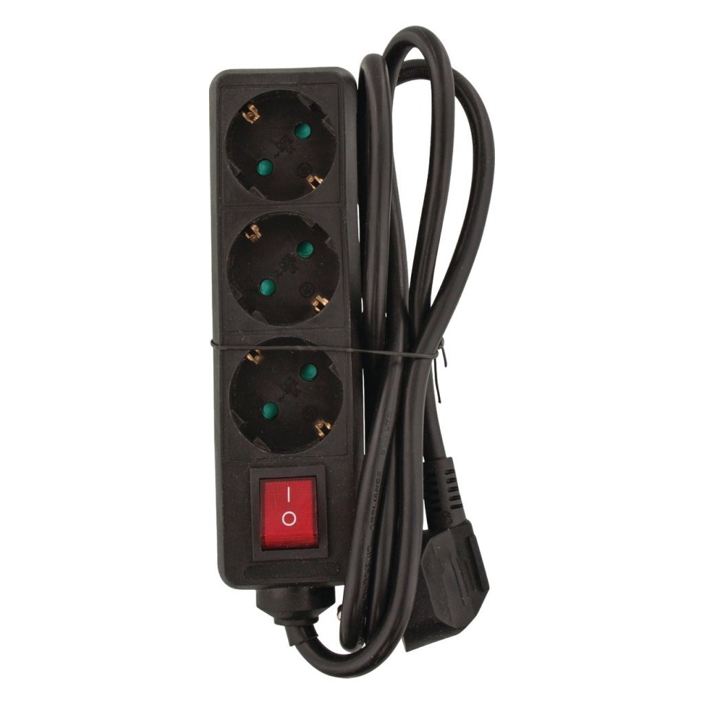 Valueline vles315f002bl multiprise 3 voies noir