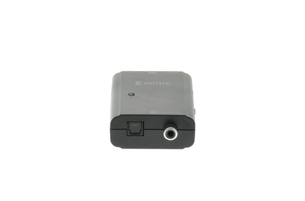 K ouml;nig König KNACO2502 Convertisseur audio numérique 1x Toslink femelle + 1x S PDIF (RCA) femelle 1x Toslink femelle + 1x SPDIF (RCA) femelle gris foncé