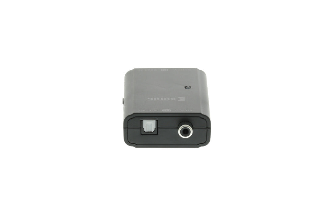 K ouml;nig König KNACO2502 Convertisseur audio numérique 1x Toslink femelle + 1x S PDIF (RCA) femelle 1x Toslink femelle + 1x SPDIF (RCA) femelle gris foncé