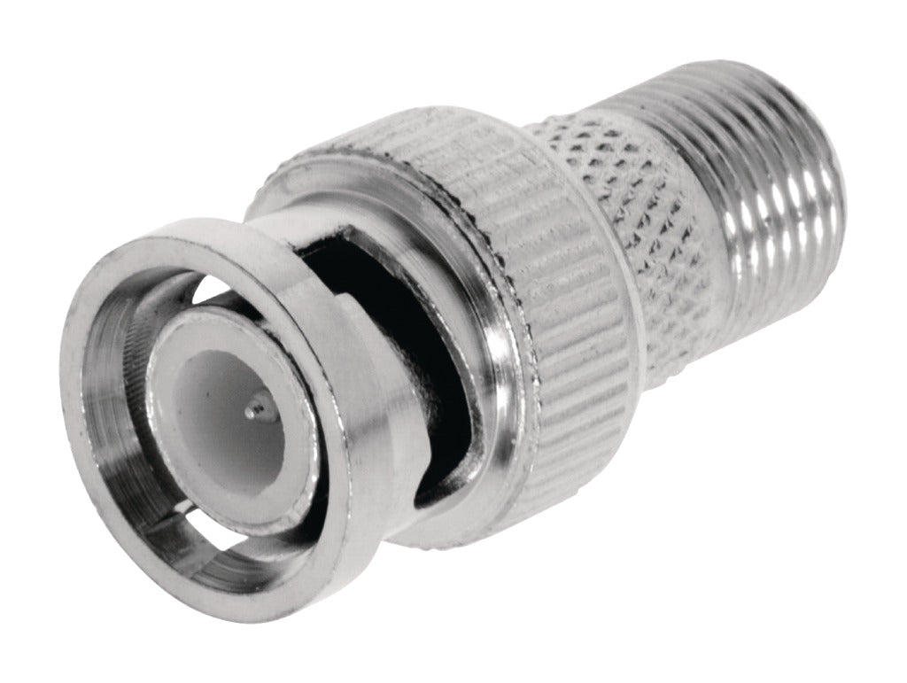 Valueline vlsp41965m adaptateur d'antenne bnc mâle - connecteur f femelle argent