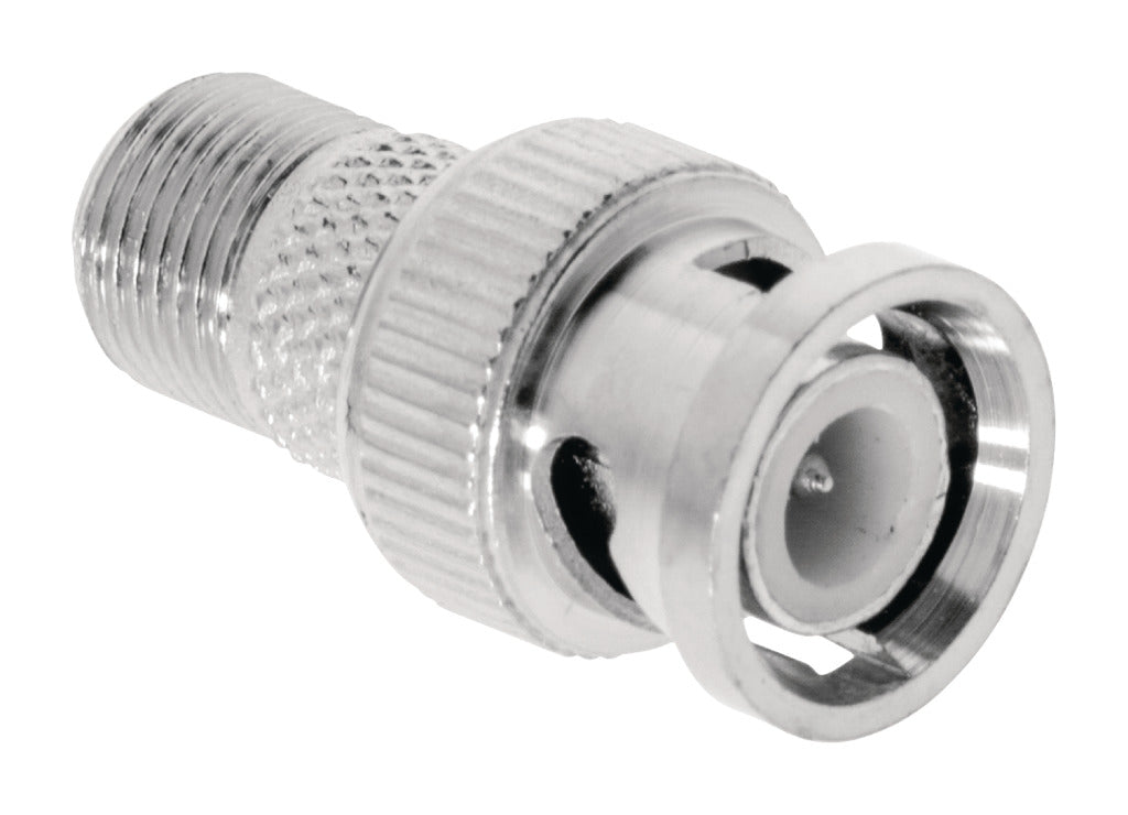 Valueline vlsp41965m adaptateur d'antenne bnc mâle - connecteur f femelle argent