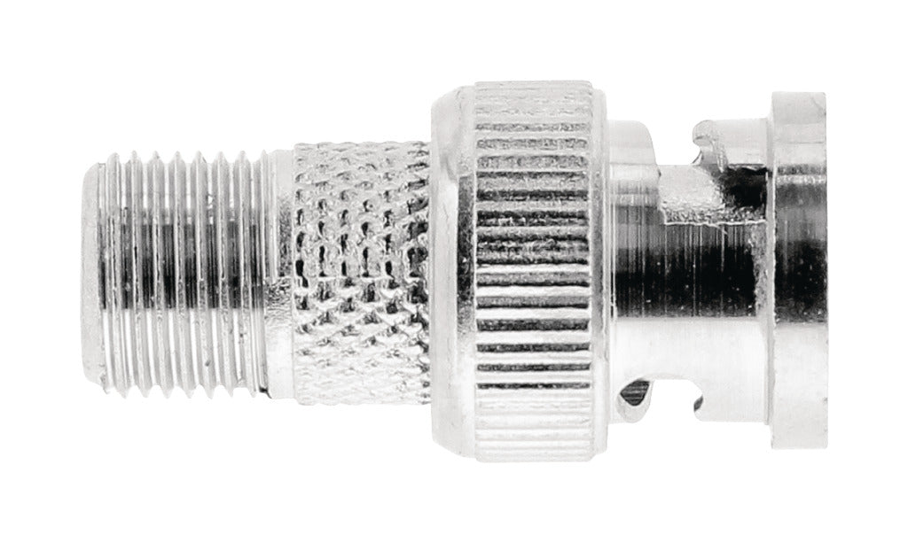 Valueline vlsp41965m adaptateur d'antenne bnc mâle - connecteur f femelle argent