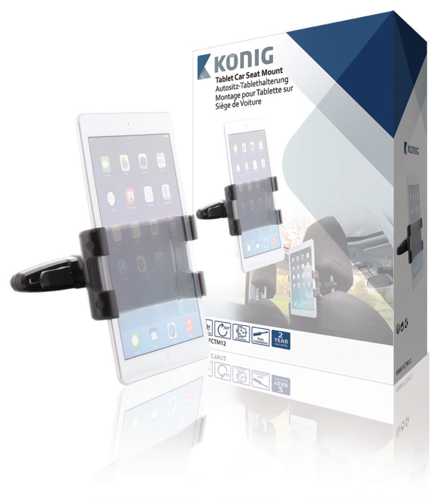 K ouml;nig knm-fctm12 support voiture tablette 360 degrés; rotatif et inclinable 0,7 kg