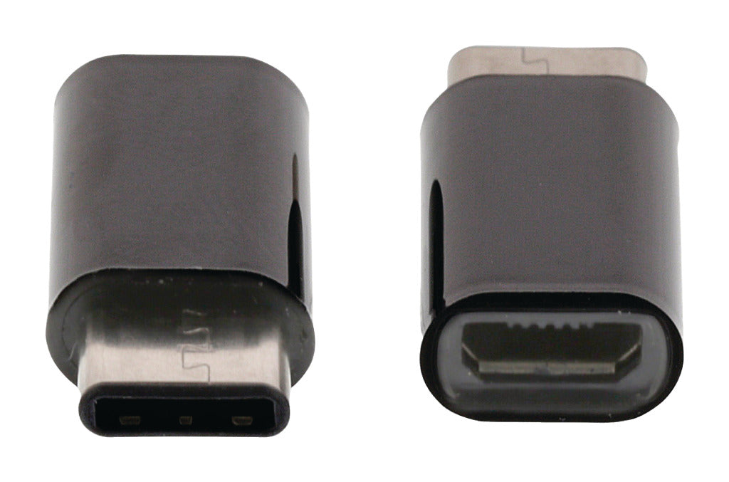 Valueline VLCP60910B Adaptateur USB 2.0 USB-C mâle - USB Micro-B femelle noir