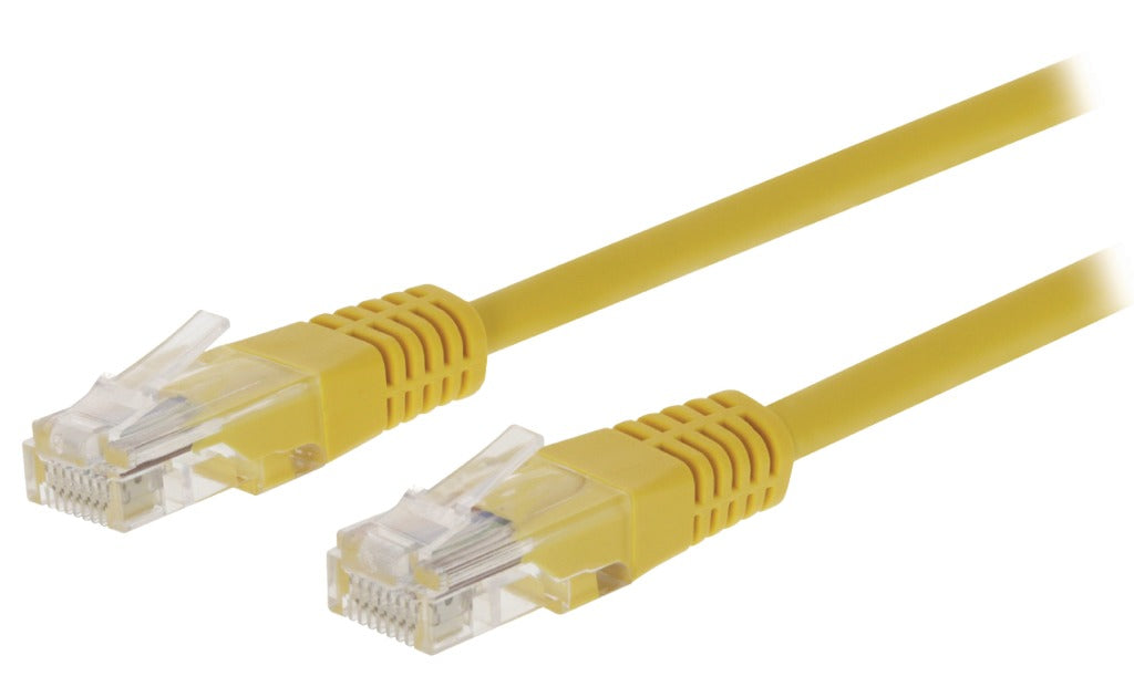 Valueline vlct85000y30 câble réseau utp cat5e rj45 (8 8) mâle - rj45 (8 8) mâle 3,00 m jaune
