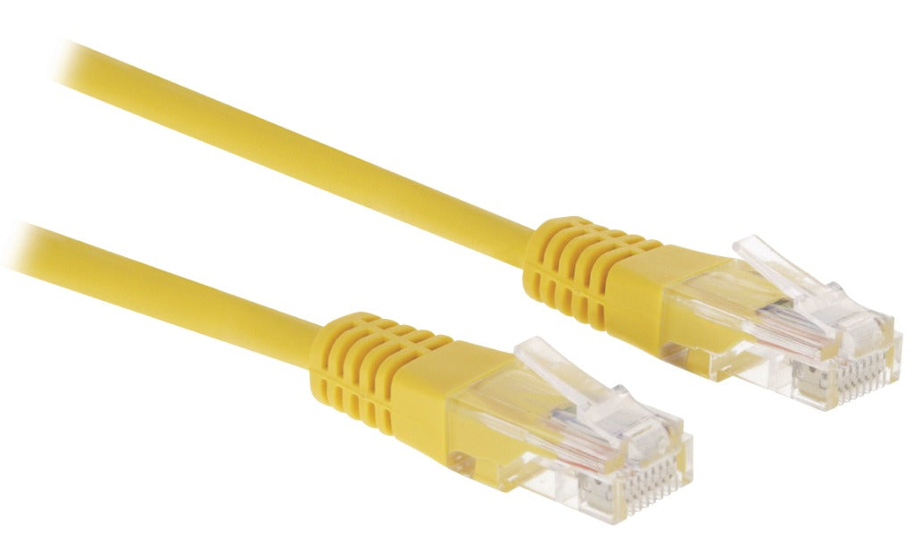Valueline vlct85000y30 câble réseau utp cat5e rj45 (8 8) mâle - rj45 (8 8) mâle 3,00 m jaune