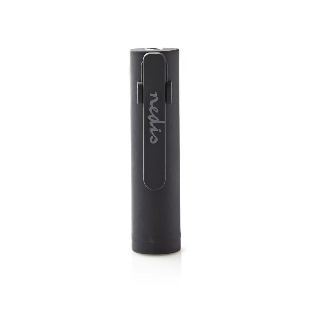 Adaptateur Nedis hpba100bk pour casque Bluetooth®, microphone intégré, autonomie jusqu'à 5 heures, casque sans fil