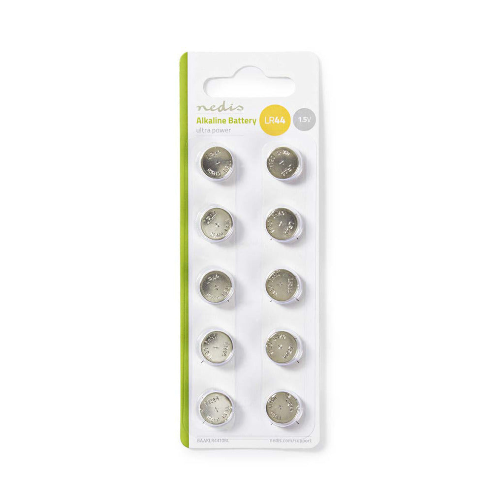 Nedis baaklr4410bl pile alcaline lr44 10 pièces blister