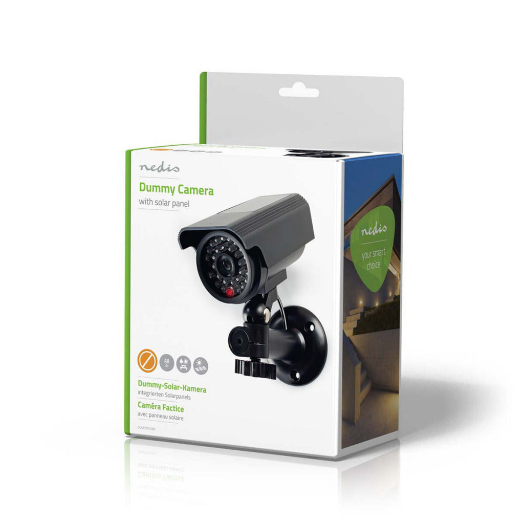 Nedis dumcbs10bk caméra de sécurité factice bullet ip44 noir