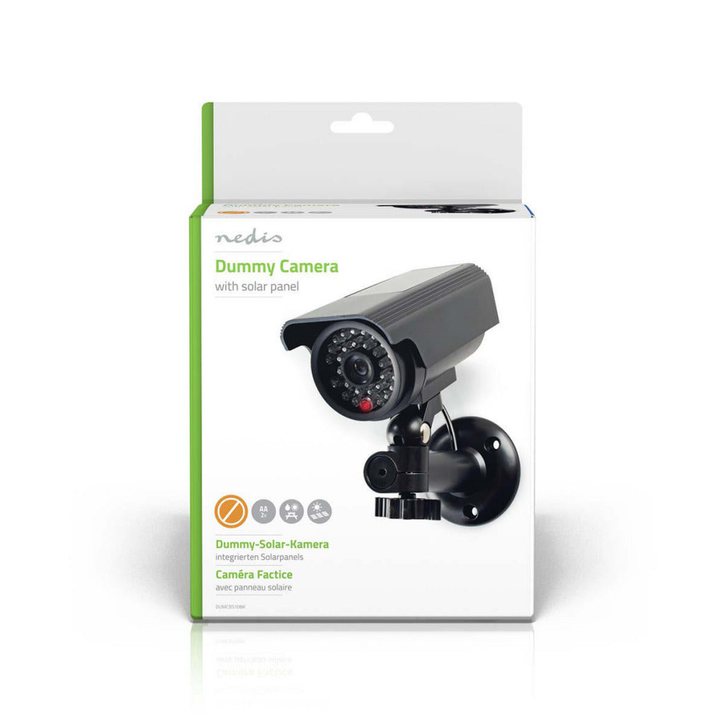 Nedis dumcbs10bk caméra de sécurité factice bullet ip44 noir