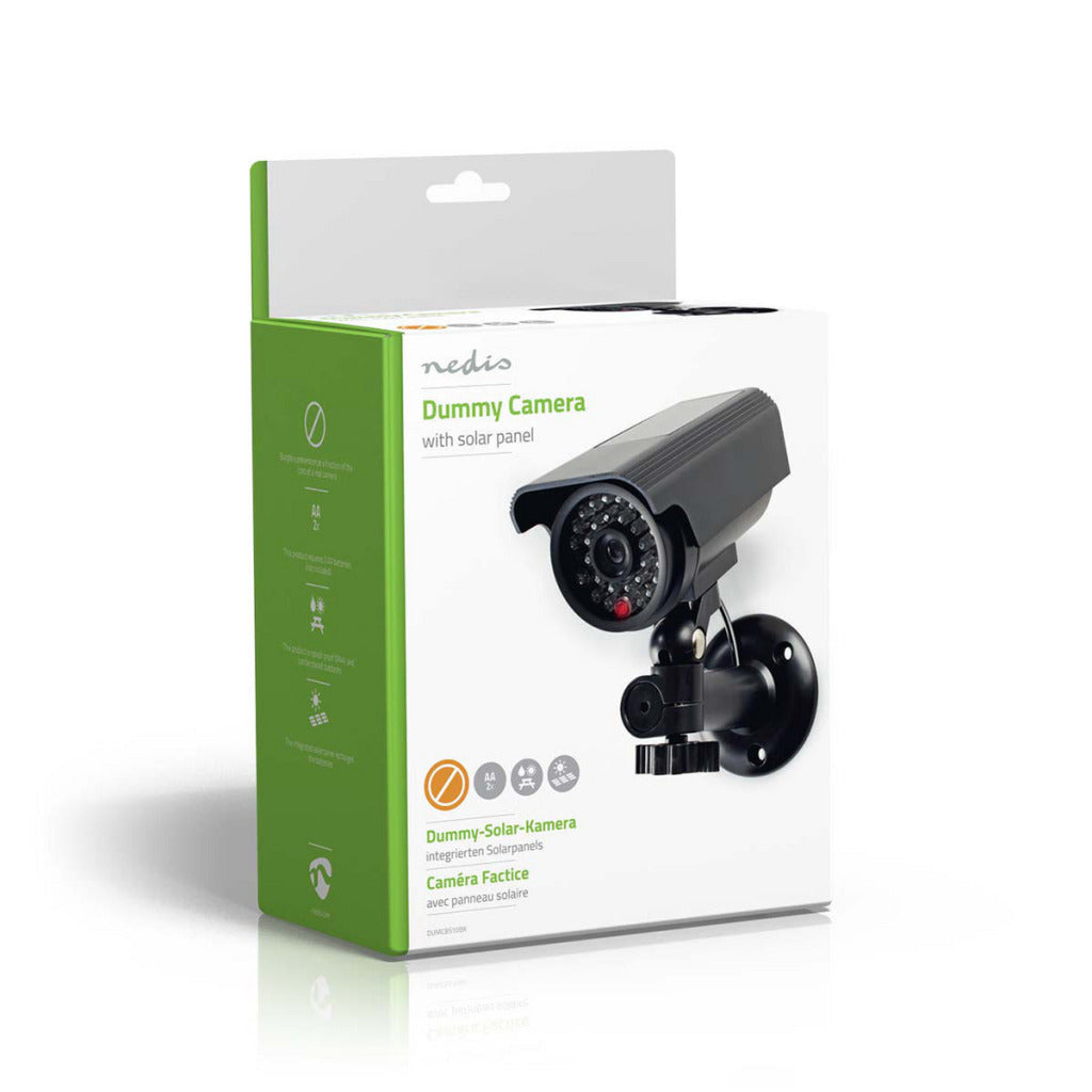 Nedis dumcbs10bk caméra de sécurité factice bullet ip44 noir