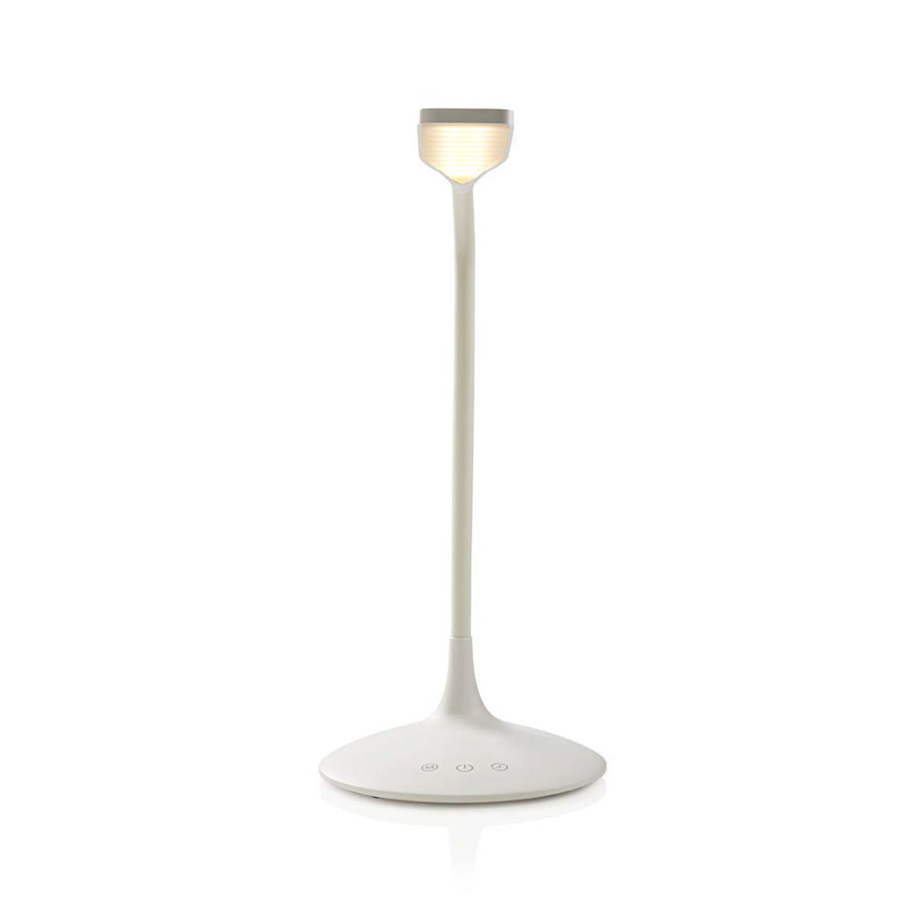 Nedis LTLG3M1WT2 Lampe de table LED à intensité variable Commande tactile 3 modes d'éclairage Batterie rechargeable 250 lm