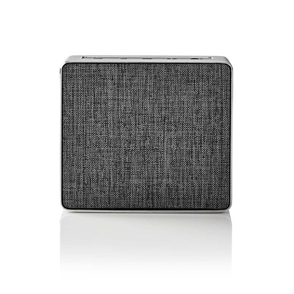 Nedis spbt1002gy haut-parleur avec bluetooth® 15 w design métal gunmetal