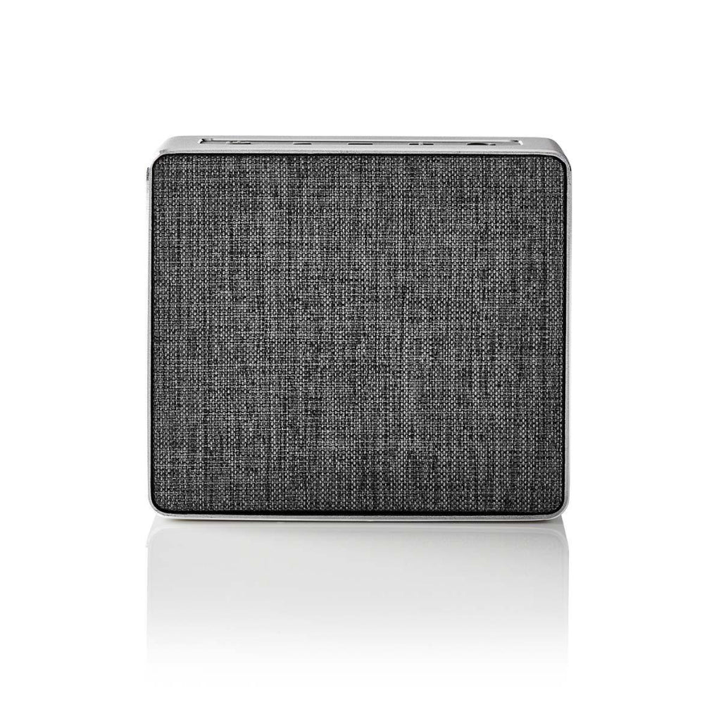 Nedis spbt1002gy haut-parleur avec bluetooth® 15 w design métal gunmetal