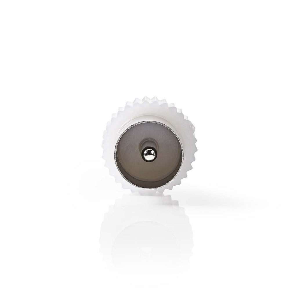 Nedis csgp40940wt adaptateur coaxial iec (coax) mâle - iec (coax) mâle blanc