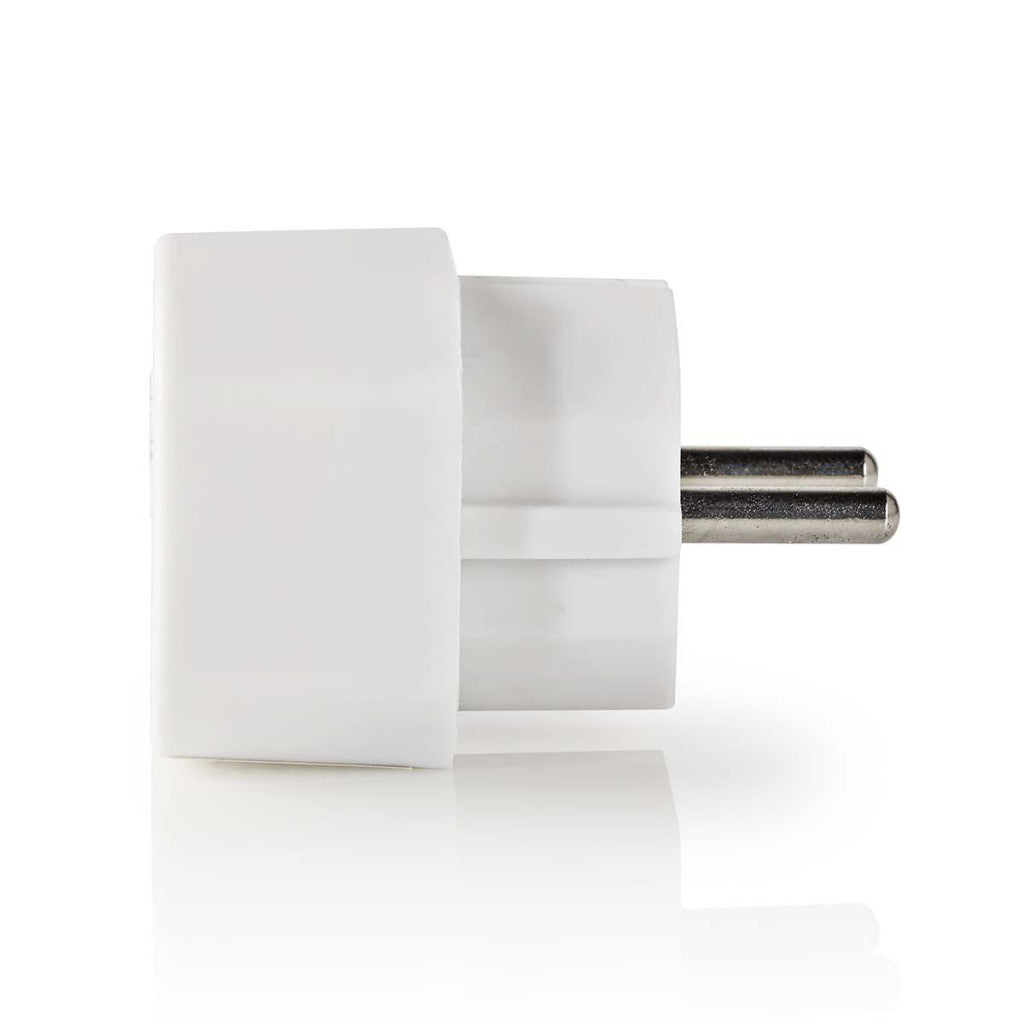 Répartiteur de prise Nedis psspl200c1wt, prise euro 2 voies, blanc