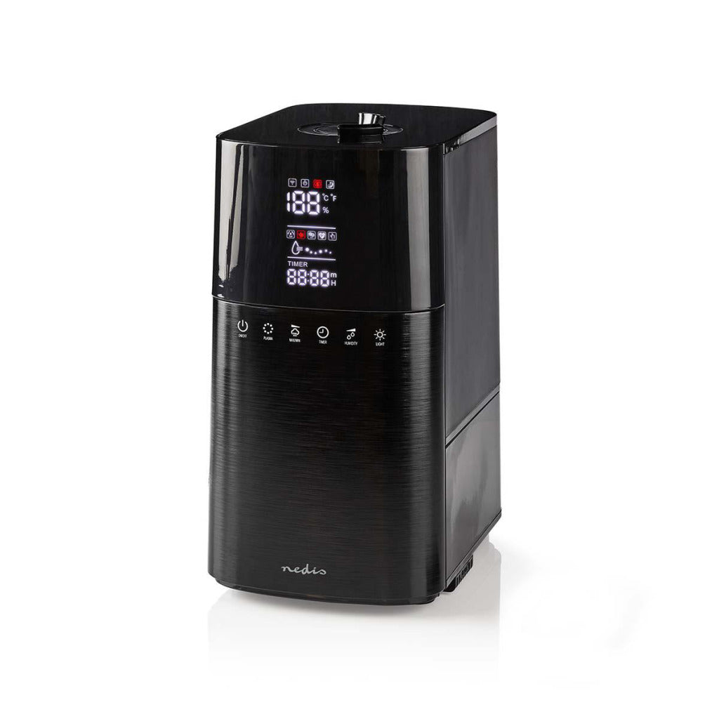 Nedis humi130cbk humidificateur 6 l hygromètre télécommande noir